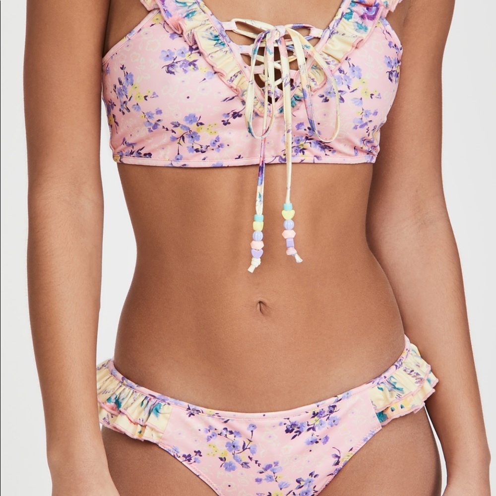 LoveShackFancy Frost Bikini Set